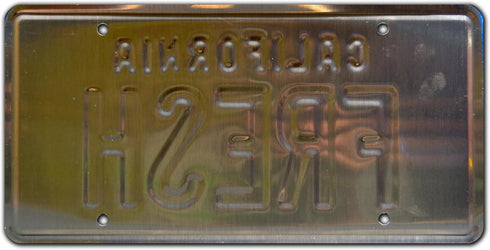 Fresh Prince of Bel Air | Fresh | Metal Stamped License Plate...