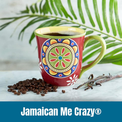Door County Jamaican Me Crazy® Flavored Ground Coffee - Medium Roast - 10oz Bag - 100% Arabica...