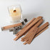 Simoda 100 PCS Wood Candle Wicks with Iron Stand Candle Cores Natural Environmental-Friendly Wick for Candle Making and Candle DIY Craft,5 inch...