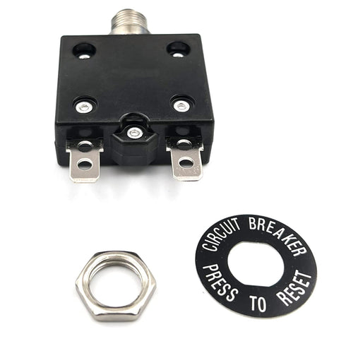 15 Amp Push Button Thermal Circuit Breaker 12-50V DC 125-250V Volt AC 15A...