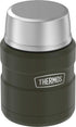 THERMOS Stainless King Vacuum-Insulated Food Jar with Spoon, 16 Ounce, Army Green...