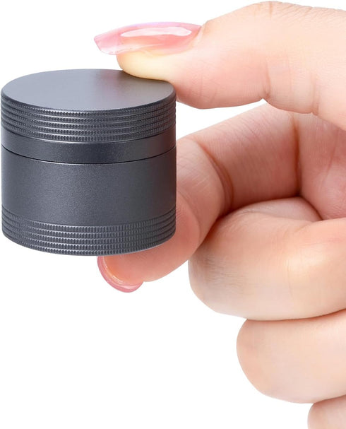 Small Pill Case Metal Pill Box - Waterproof Pill Container Single Round Aluminum Alloy Storage Medicine Holder Organizer Multitool EDC Every Day f...