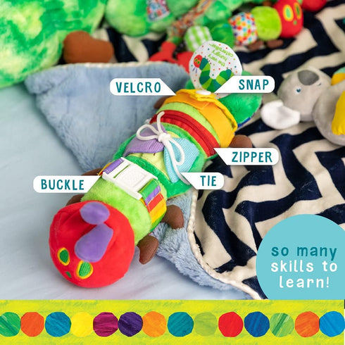 KIDS PREFERRED World of Eric Carle The Very Hungry Caterpillar Learn to Dress Activity Toy Small...