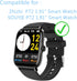 Compatible for Zhizhi P72 Smart Watch Screen Protector (6 Pack) Compatible for SOUYIE 1.91" Smartwatch Flexible Full Coverage Clear TPU Film...