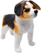 Lifelike Beagle Dog Stuffed Animal Simulated Plush Puppy Toy Doll Super Realistic Brown Dogs Act Like Real Excellent Gifts for Kids Birthday Party...
