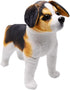 Lifelike Beagle Dog Stuffed Animal Simulated Plush Puppy Toy Doll Super Realistic Brown Dogs Act Like Real Excellent Gifts for Kids Birthday Party...