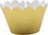 KPOSIYA Set of 100 Artistic Bake Cake Cups Filigree Little Vine Lace Laser Cut Cupcake Wrapper Liner Baking Cup Muffin CaseTrays for Wedding Birth...