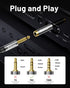 1/4'' to 3.5mm Stereo Pure Copper Headphone Adapter,3.5mm(1/8'') Plug Male to 6.35mm (1/4'') Jack Female Stereo Adapte for Headphone, Amp, Adapte,...