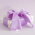 HUIHUANG Lilac Satin Ribbon 4 inch Wide Liliac Purple Ribbon Double-Faced Satin Ribbon for Wedding Chair Sash Bridal Shower Decor Large Bows Makin...