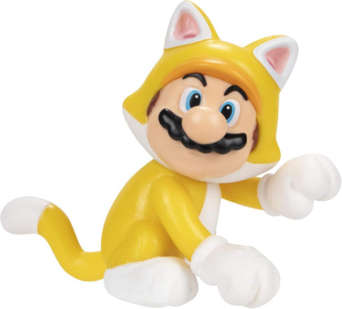 World of Nintendo 91424 2.5" Cat Mario Action Figure...