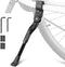Bike Kickstand Adjustable Aluminium Alloy Bicycle Kickstand Bike Side Kickstand Fit for 22" 24" 26" 28" Mountain Bike/700 Road Bike/BMX/MTB (Black...