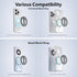 Magnetic Kickstand Attachment for iPhone,Magnetic Phone Stand,Phone Kickstand for Magsafe,X1 Magsafe Stand for iPhone 15,14,13,12,11 Series&HuaWei...
