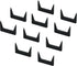 10PCS Pinch Dogs Woodworking 1.5inch Wood Clamps Square Back Tapered Legs Woodworking Glued Panel Table Stool Top Plank Edge Post Assembly Clampin...
