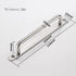 2 PCS Pull Push Door Handle,Metal Commercial Door Handle Door Pulls,Stainless Steel Heavy Duty Barn Door Pulls with Mounting Screws (Silver,224x19...