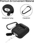 Airpod 2019 Protective Case, Precision Size, 3mm Skin, 360 Protection, Metal Keychain Hook/Clip, for Airpods 1 & Airpods 2...