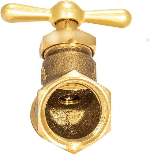 Eastman Female No-Kink Hose Bibb, 3/4 Inch FIP, Brass Plumbing Fitting, 20203...
