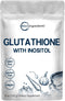 Glutathione Supplement, Pure Glutathione Reduced Powder with Inositol, 5 Ounce (9 Months Supply), 2 in 1 Formula, Powerful Ingredients for Antioxi...