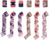 2.5'' Patriotic Ribbon and Blue Crafting Ribbon(30 Yards). Stars Stripes, Vintage Red Truck,American Flag,Uncle Sam Hats, Fireworks, Rockets ,Gnom...