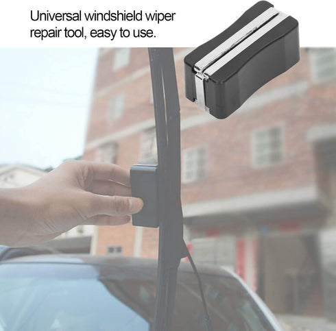 Wiper Blade Repair Tool? Qiilu Windshield Wiper Trimmer ?Windshield Wiper Blades Regroover Cutter Restorer with Storage Bag Auto Repair Tool auto ...