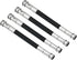 PATIKIL Pencil Extenders, 4 Pack Metal Dual Head Adjustable Pencil Holder Extender for Artists Drawing Shading, Black...
