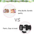 Metal Buckle Dog Collar, Durable Adjustable Dog Collar Soft for Small Medium Large Dogs (Purple Point, S(10-14in)...