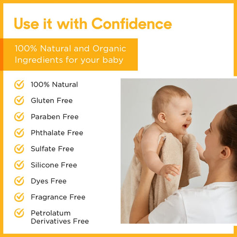 Heaven on Earth - Baby Shampoo and Body Wash, Natural Plant Based Tear Free Shampoo for Kids & Toddlers, Ideal Cradle Cap, Paraben Sulfate Gluten ...