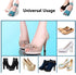 Angzhili 2 Pair Women Ladies Summer Peep Toe Socks Open Toe Socks Invisible Liner Fashion Breathable Open-Toed Liner Socks No Show with Nonslip He...