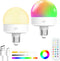 Rechargeable Light Bulbs with Remote - E26 Battery Operated Light Bulb for Non-Hardwired Wall Sconces, Pendant Lights ect (2 Pack)...