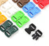 PENTA ANGEL 40PCS 3/8 Inch Plastic Curved Buckle DIY Craft Webbing Contoured Side Quick Release Buckle for Bracelets Backpack Tactical Bag and Gea...