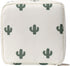 White Sanitary Napkin Storage Bag with Colorful Print Design Portable Zipper Menstrual Pad Bag Sanitary Napkins for Women Ladies,Cactus Bag with A...