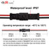 JRready Deutsch 2 pin Connector Kit dt Pigtail ST9019-3Sets 2 Wire Way Automotive Waterproof Wire Connectors with 12pcs Butt Connector, Deutsch Pi...