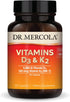 Dr. Mercola Vitamins D3 & K2, 30 Servings (30 Capsules), Dietary Supplement, Supports Immune Health, Non GMO, NSF Certified...