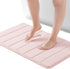 ROSMARUS Memory Foam Bath Mat 17” x 24”, Water Absorbent Bath Mats for Bathroom, Non Slip Washable Bathroom Rugs for Shower, Ultra Soft Bathroom M...