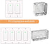 Smart Switch, WiFi Smart Light Switch Compatible with Amazon Alexa and Google Home, Neutral Wire Needed, with Remote Control, Timing Schedule, No ...
