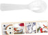 Set of Caviar Spoons with Shell Design - Mother of Pearl MOP Caviar Spoons with Round Handles for Serving Caviar, Eggs, Ice Cream, Coffee in Resta...