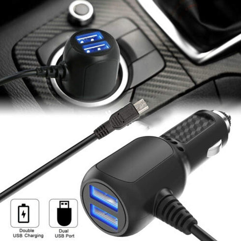 Dash Cam Charger, Dosili car Dash cam USB Power Cord, Micro USB & Mini USB Cable, for Dash Camera and GPS Charger Power Cord?11.5ft?......