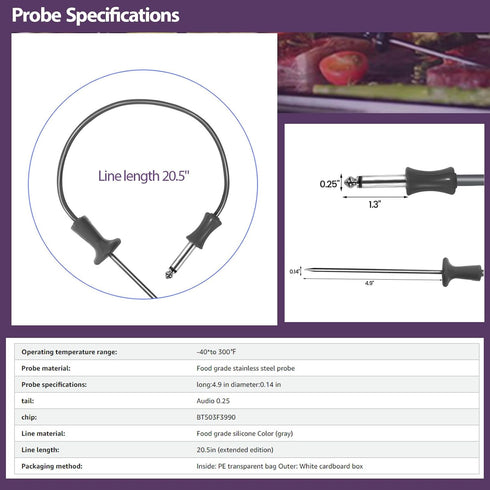 OEM WB20T10024 GE Oven Probe for GE Meat Probe Temperature Sensor WB20X5050 WB20T10025...