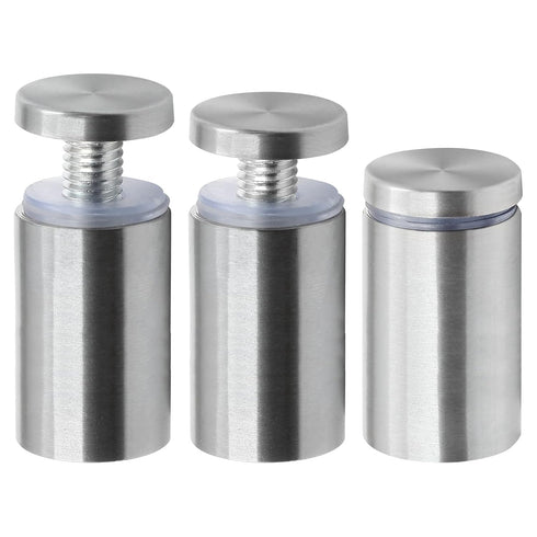 Luomorgo 12 Pcs 1" x 2" Stainless Steel Standoff Screws, Wall Sign Standoff Mounting Hardware Advertising Glass Standoff Nail for Hanging Acrylic ...