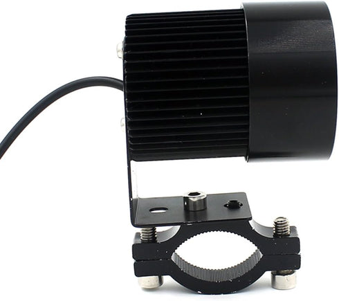 LEORX 12V-85V 20W Motorcycle E-bike LED Headlight Lamp Car Accessories (Black)...