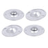 4PCS Caster Wheels,Mini Swivel Wheels,Stainless Steel Universal Wheel,360 Degree Rotation for Furniture...