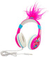 eKids Trolls Band Together Headphones for Kids, Wired Headphones for School, Home or Travel, Tangle Free Kids Headphones with Volume Control, 3.5m...
