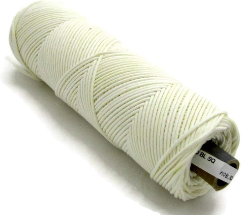 500 Foot Spool - #1/0 Cotton Square Braid Candle Wick - 100% Cotton Candle Wick - Unprimed and Lead-Free - Made in The USA...
