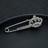 3Pcs Crown Safety Pin Women Crystal Brooch Pins Sweater Shawl Clips Rhinestone Brooches New Year Valentines Day for Women Men...