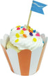 Wrapables Standard Size Striped Cupcake Wrappers (Set of 20), Orange...