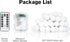 LED Globe String Lights Battery Operated 20FT 50LED Fairy Lights with 8 Lighting Modes, Hanging Lights for Bedroom Dorm Patio Garden Christmas Par...