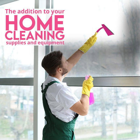 Himalayan Glow WBM Squeegee, Professional Scratch Free Surface Cleaner with Hanging Hole, Shower Squeegee, Pink...
