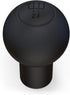 kwmobile Cover Compatible with VW Audi 5-Speed Type-A Round Gear Shift Knob - Silicone Anti Skid Car Manual Stick Shift Gear Knob Cover - Black...