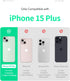 GOOSPERY Liquid Silicone Case Compatible with iPhone 15 Plus, Silky-Soft Touch Full Body Protection Shockproof Cover Case with Soft Microfiber Lin...