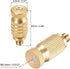 Brass Misting Nozzle, 10 Pack High Pressure Spray Misting Nozzle 10/24 UNC Outdoor Anti-drip Fogging Spray Head Misting System Nozzle for Landscap...