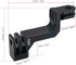 HSU 90 Degree Aluminum Vertical Bracket Adapter Elbow Mount for GoPro Hero 12/11/ 10/9 Black...